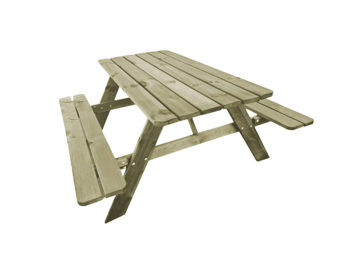 Bord-/Bänkset Furu 150 X 157 X 67 Cm