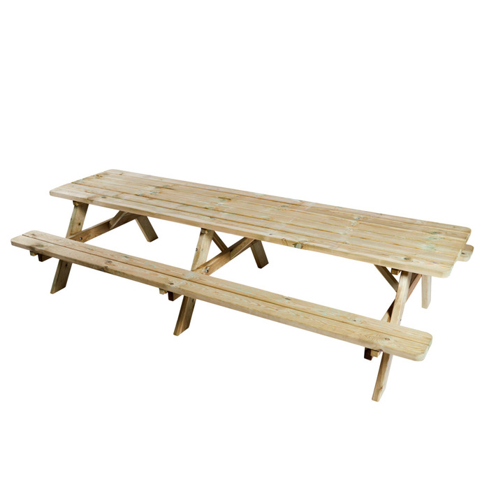 Bord-/bänkset XXL Furu 300 x 149 cm Hortus