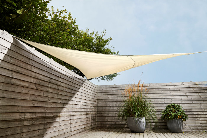 Solsegel Sintra Trekant Beige 3,6 X 3,6 X 3,6 M Sunlife