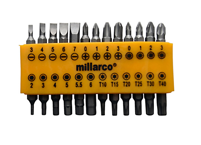 Bitsset 25 Delar Millarco