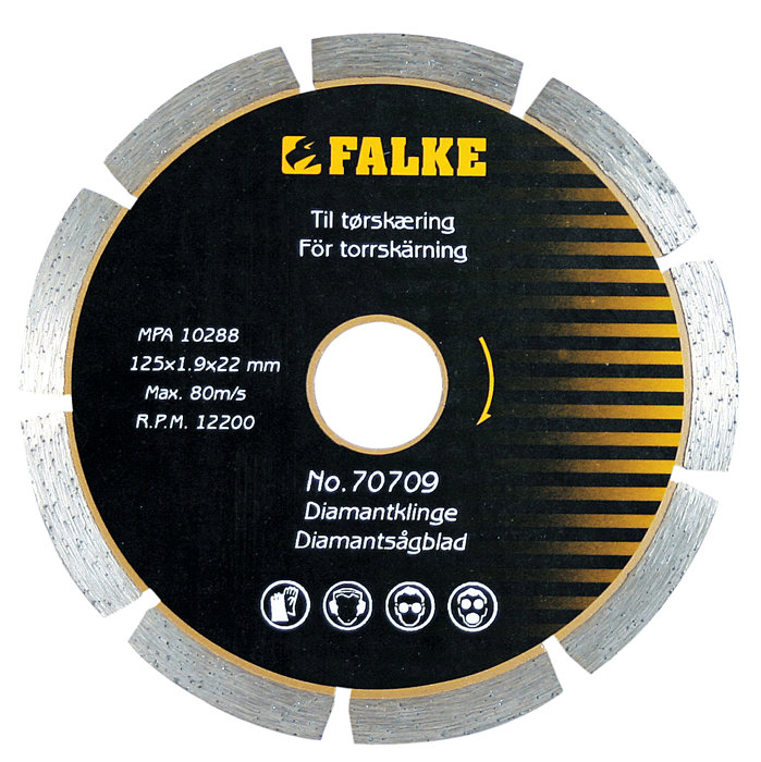Diamantklinga Ø125 mm Falke