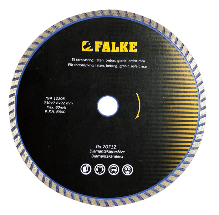 Diamantklinga 125 Mm Falke