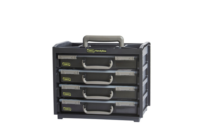 Raaco Handybox Sortimentslåda med 4 st insatser - jem & fix