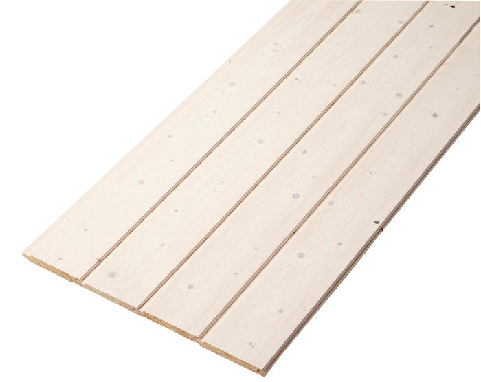 Innerpanel Vitvaxad 13 X 120 - 3,6 M - 6-pack