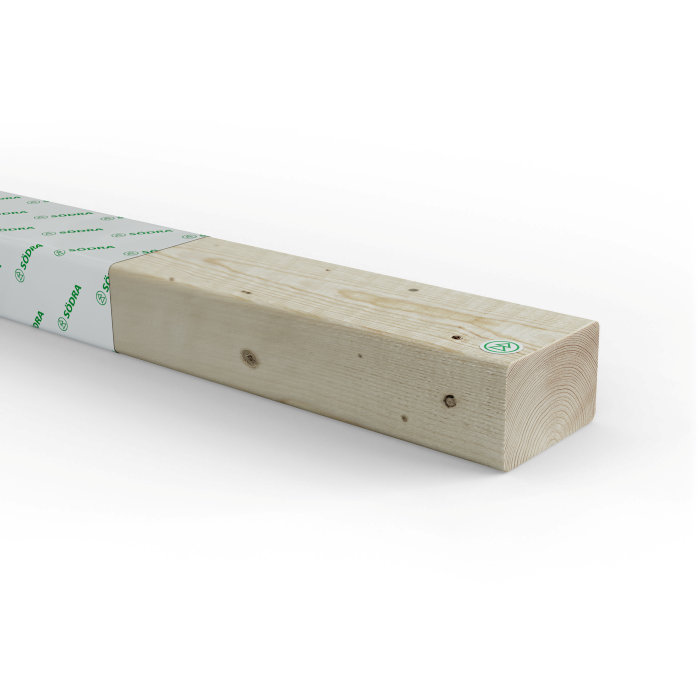 Väggregel 45 x 70 mm - 3,3 m Södra Wood