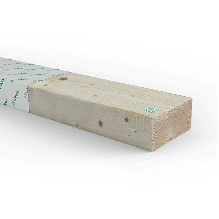 Väggregel 45 x 95 mm - 3,3 m Södra Wood