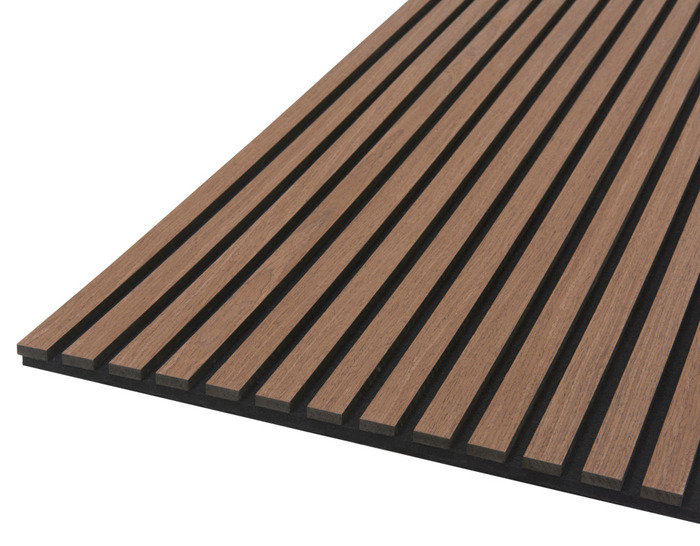 Akustikpanel Quanti Walnut 18 X 520 X 2440 Mm Fibrotech