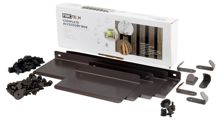 Tillbehörspaket Akustikpanel Brun Fibrotech