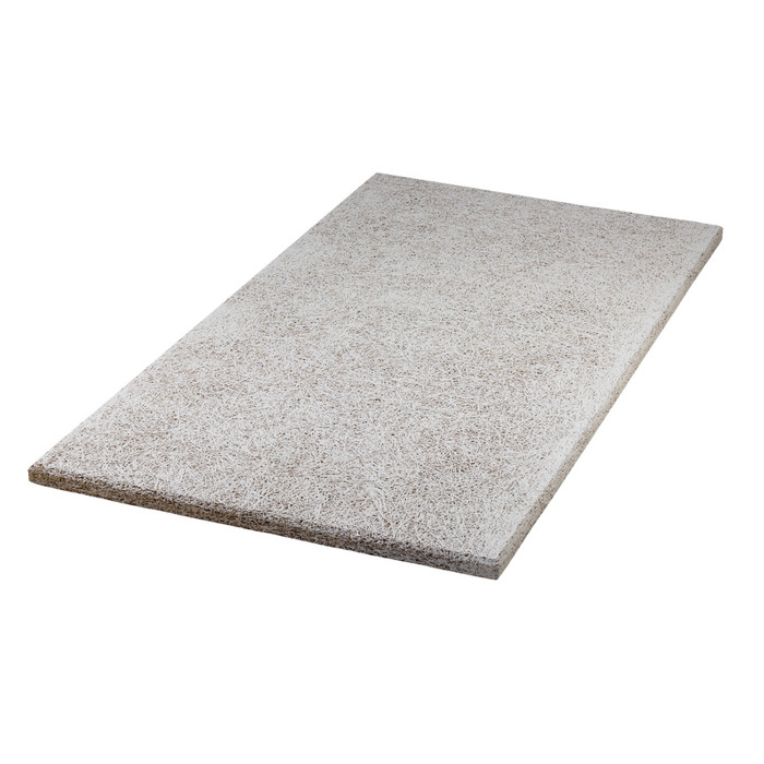 Träbetong Vit Ljudabsorb 25 x 600 x 1200 mm Fibrolith