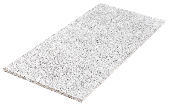 Träbetong MULTIFIN Vit 25 X 600 X 1200 Mm Fibrotech