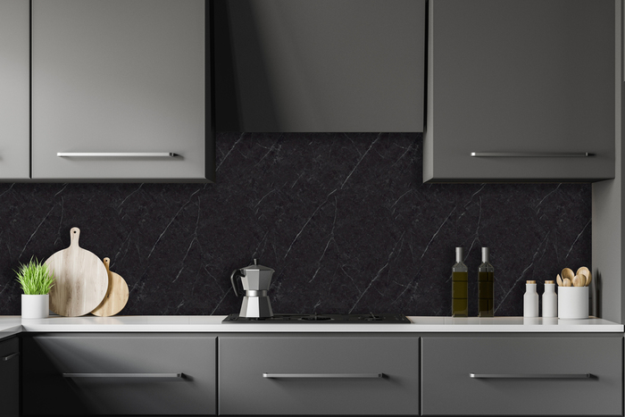 Stänkskydd Granit Svart 600 X 600 Mm Kitchenline