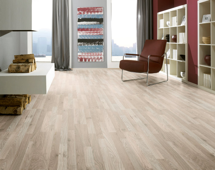 Laminatgolv Ek Vit Readyfix