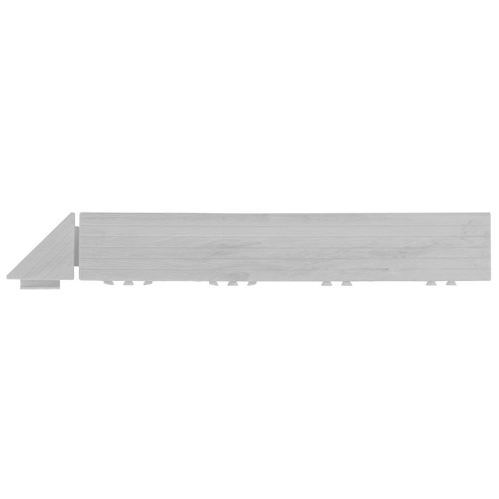 Hörnlist Woodlook Ljusgrå 2-pack Hestra