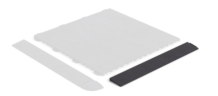 Kantlist Stone Svart 2-pack Hestra