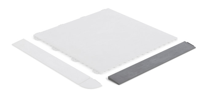 Kantlist Stone Mörkgrå 2-pack Hestra