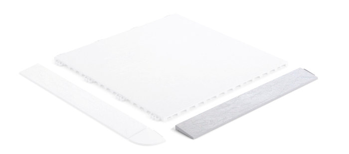 Kantlist Stone Ljusgrå 2-pack Hestra
