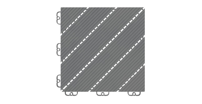 Golvplatta Deck45 Soft Grey 11-pack Hestra