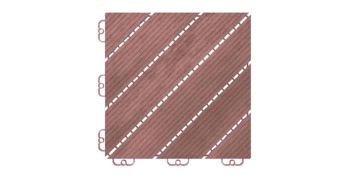 Golvplatta Deck45 Soft Mahogany 11-pack Hestra