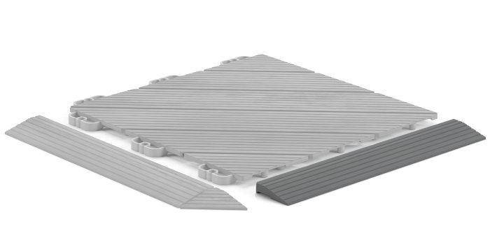 Kantlist Deck45 Soft Grey 2-pack Hestra