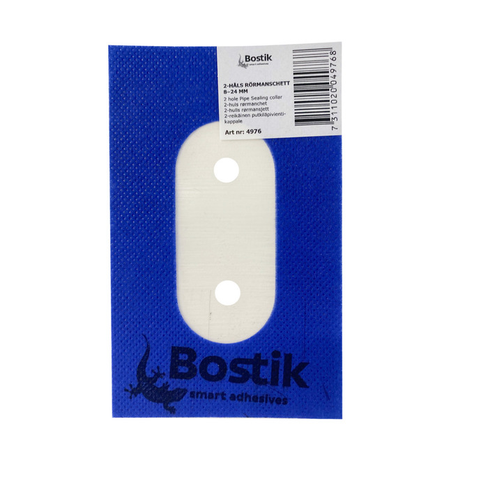 Rörmanschett 2 hål Ø8-24 mm CC40 Bostik