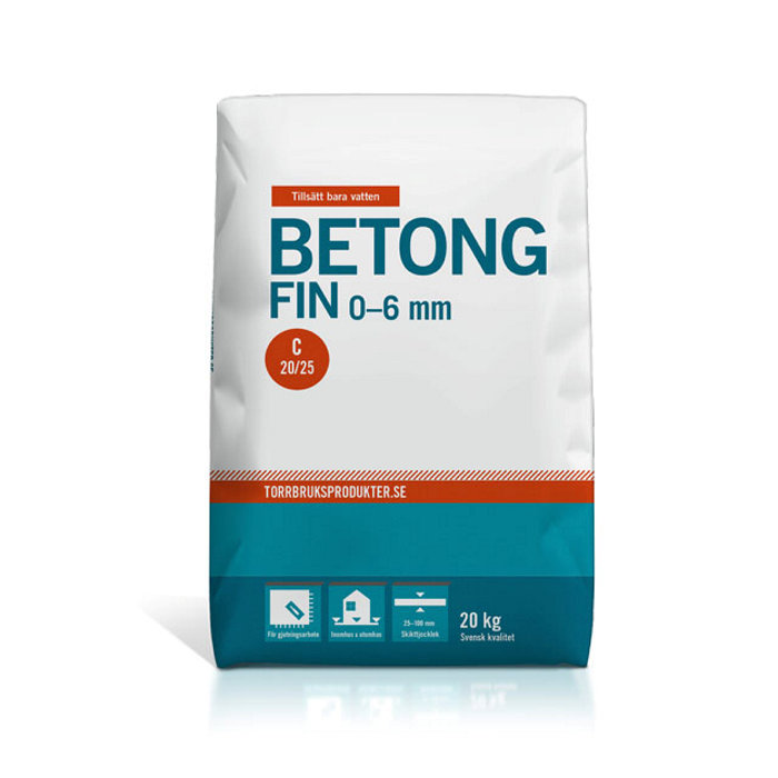 Finbetong C 20/25 - 20 Kg Combimix