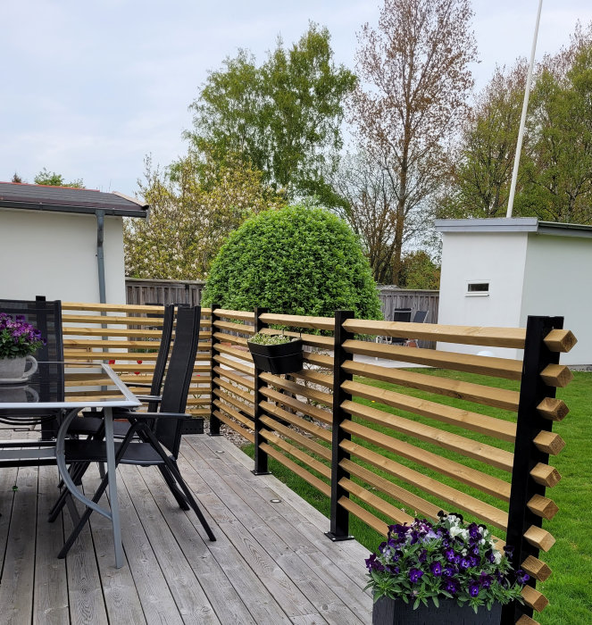 Mellanstolpe Tallkobben Svart 1100 Mm Steel Design