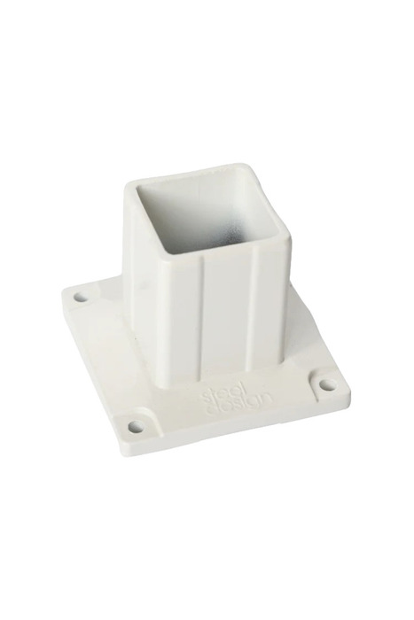 Stolpsko Vit 120 X 120 Mm Steel Design