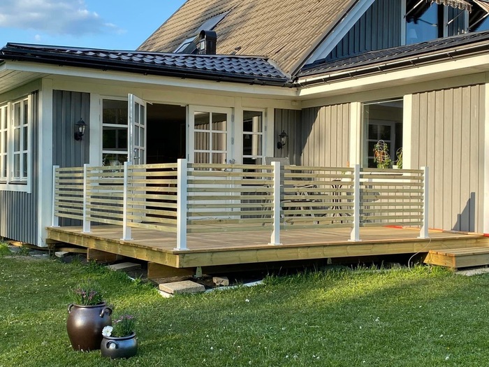Mellanstolpe Harstena Vit 715 Mm Steel Design