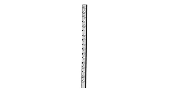 Mellanstolpe Broken Galvad 1450 Mm Steel Design