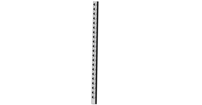 Mellanstolpe Broken Galvad 1770 mm Steel Design