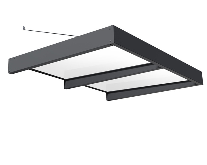 Entrétak Sophia XL Grå Opal 192 X 140 Cm Canopia By Palram