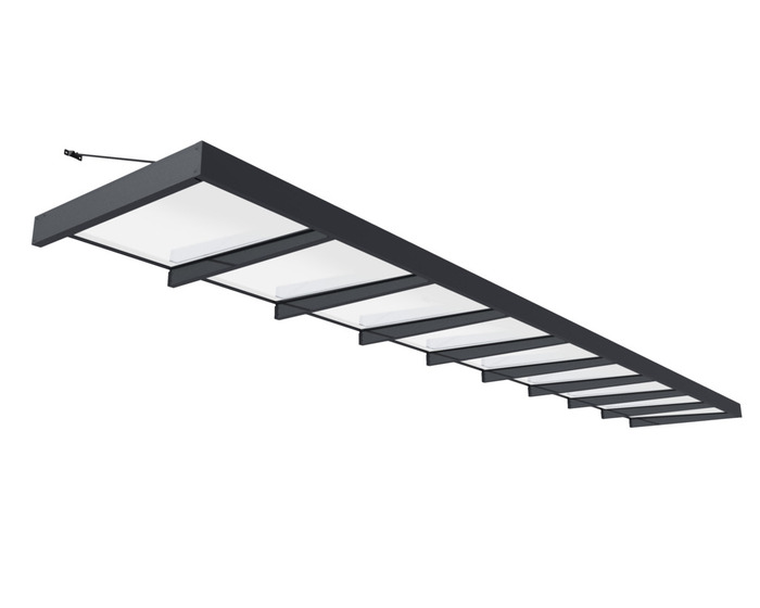 Entrétak Sophia XL Grå Opal 845 X 140 Cm Canopia By Palram