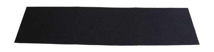Takfotsshingel Svart 100 X 25 Cm