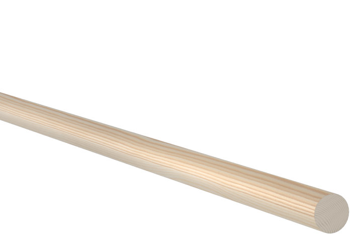 Rundstav Furu 27 mm x 2,5 m EHL Prolist