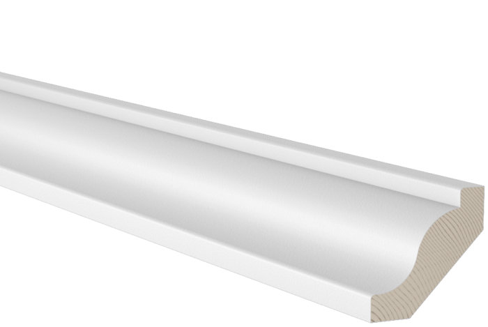 Taklist Allmoge Furu Vit 15 X 56 Mm - 3,6 M EHL Prolist