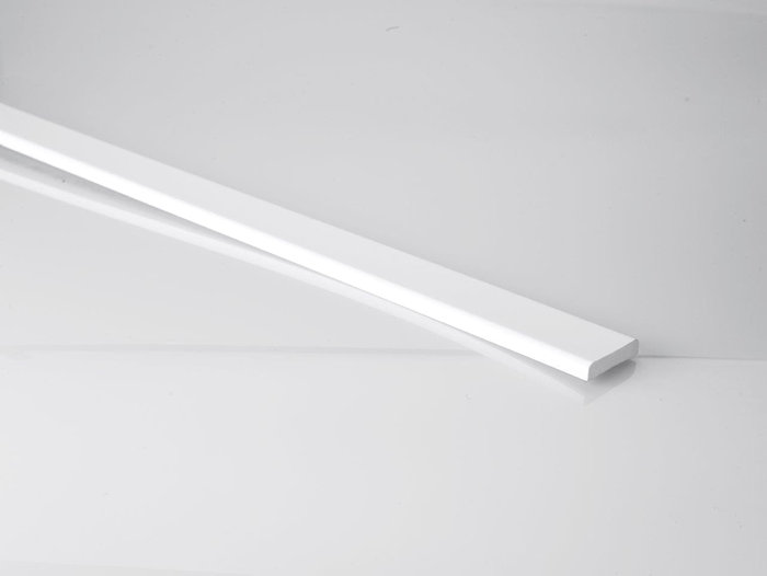 Vägglist PVC Vit 9 X 43 Mm - 2,5 M Primo
