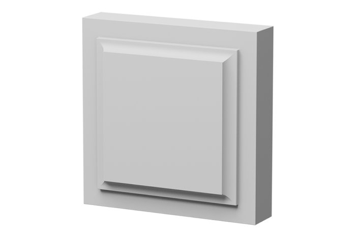 Toppkloss Furu Vit 75 x 75 x 28 mm 2-pack EHL Prolist