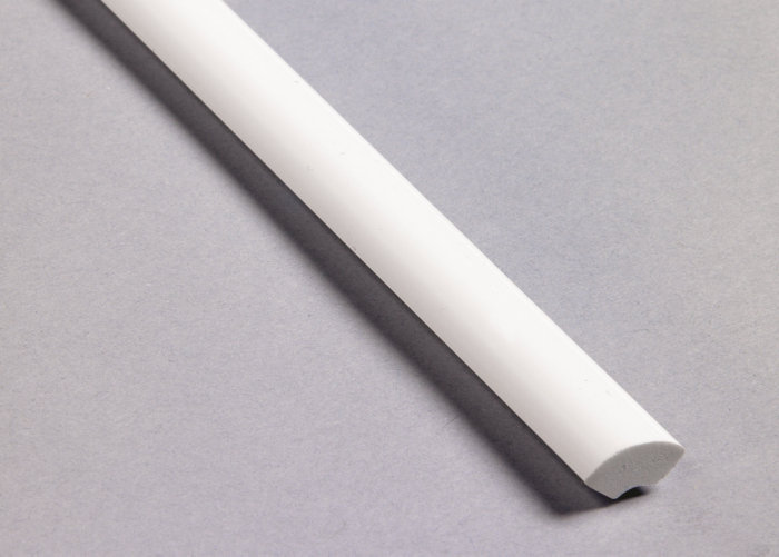 Kvartsstav PVC Vit 12 X 12 Mm - 2,5 M Primo