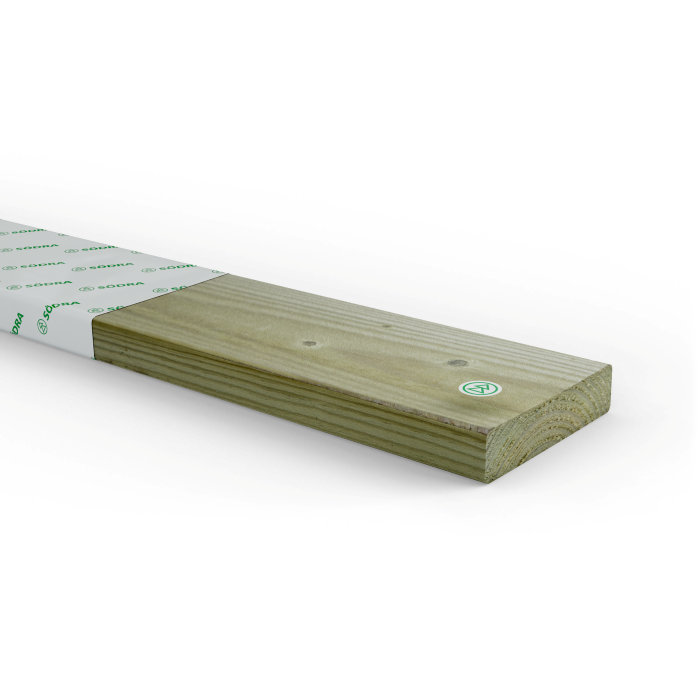 Trall Impregnerad 22 X 95 Mm - 4,2 M Södra Wood