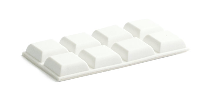 Buffert Självhäftande Vit 8-pack Habo