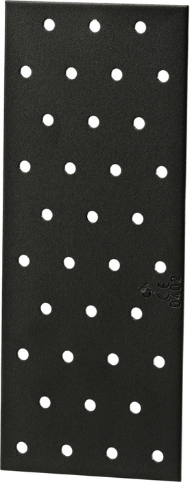 Hålplatta Svart 200 X 80 X 2 Mm Heco