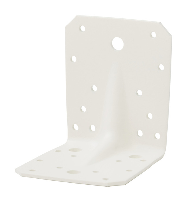 Vinkelbeslag Vit 105 X 90 X 3 Mm Heco