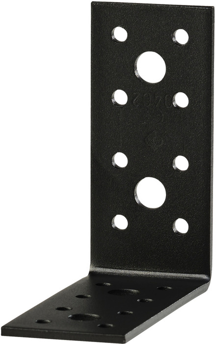 Vinkelbeslag Svart Hål 90 X 40 X 3 Mm Heco