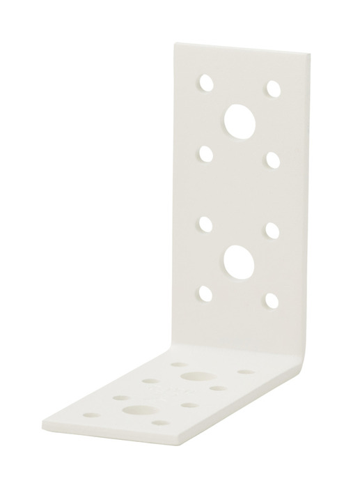 Vinkelbeslag Vit Hål 90 X 40 X 3 Mm Heco