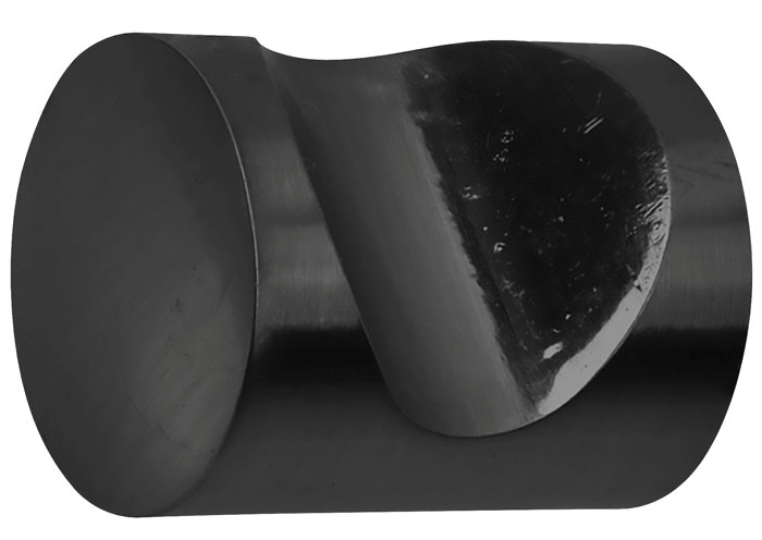 Knopp Cylinder Svart Ø19 mm 2-pack Home>it