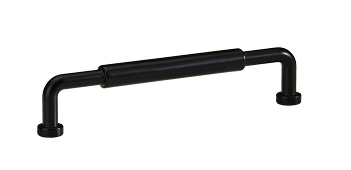 Lådhandtag Maja Svart C/c 128 Mm 2-pack Habo