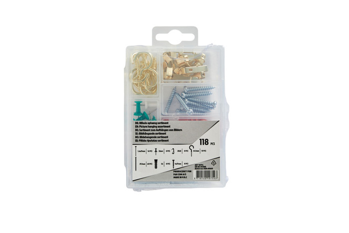 Tavelkrokset 118 Delar