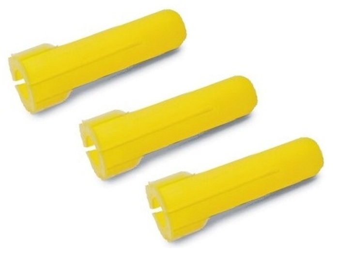 Plastplugg Gul 100-pack