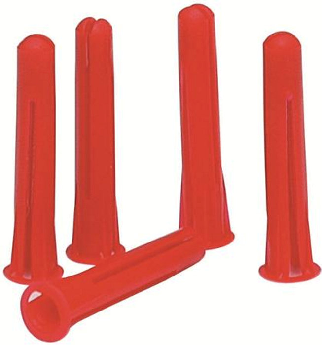 Plastplugg Röd 5,5 X 35 Mm 100-pack Heco