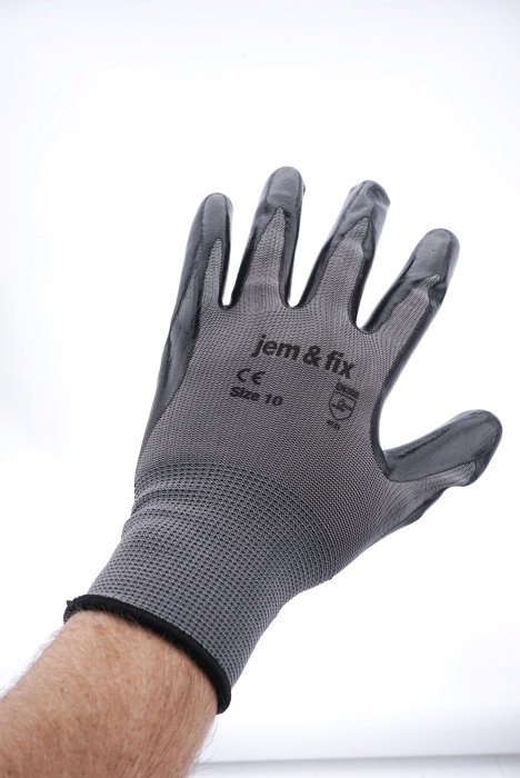 Montagehandske Nitril Strl. 10 3-pack
